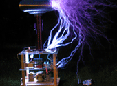 Teslaspule Streamer