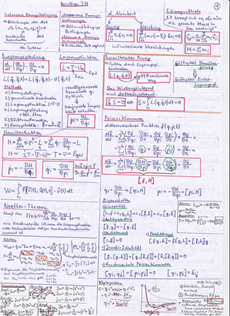 Theoretische Mechanik T1 Spickzettel