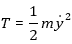 Kinetic energy Lagrange Function