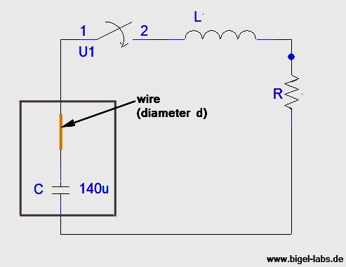 Internal resistance of a capacitor ESR