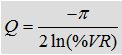 quality factor Q