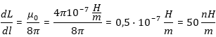 partial Inner Inductance Wire