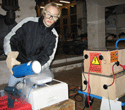 Metallverformung durch  Magnetfelder