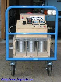 Wagen mit Kondensatoren