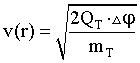 Geschwindigkeit Deuteron
