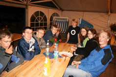 der bayerische Tisch im Zelt.., Jufos