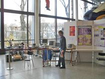 Aufbau vom Jugend forscht Stand