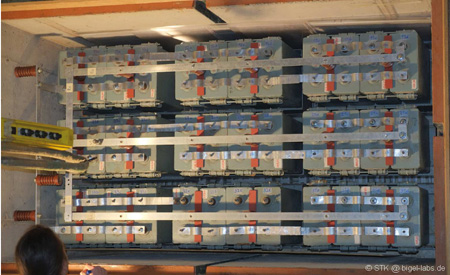 Large Capacitor Bank Top View